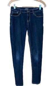 LUCKY BRAND Girls 16 Denim Jeans ZOE SKINNY Blue Dark Wash Stretch - Picture 1 of 6