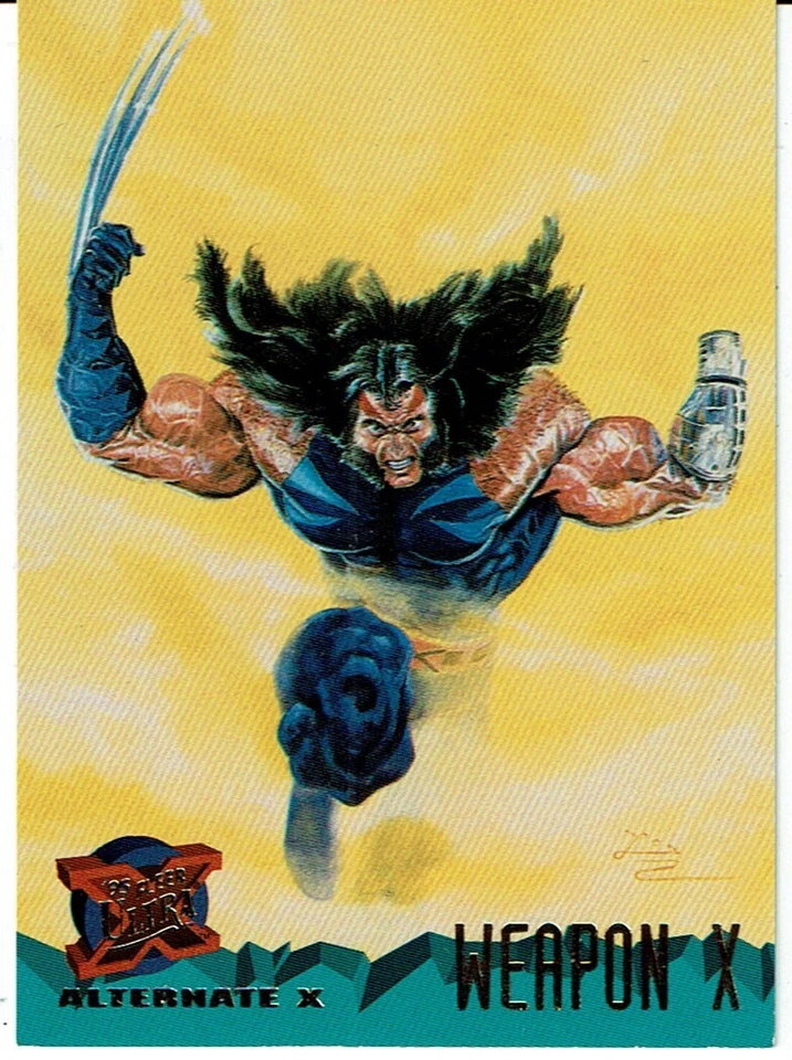 X MEN FLEER ULTRA 95 TEAM CARD WEAPON X - Image 1 of 1