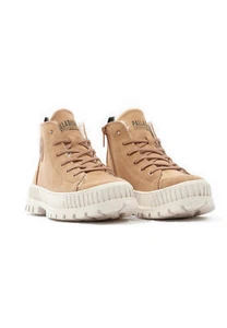 Palladium Pallashock Zip Warm Unisex Botas Botines de Cuero 74353-252-M Braun - Imagen 1 de 6