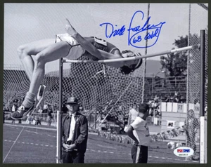 Dick Fosbury SIGNED 8x10 Photo 68 Gold Fosbury Flop Olympics PSA/DNA AUTOGRAPHED - Picture 1 of 1