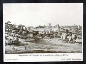 1952  --  ANGOULEME . VUE PRISE DE LA PRAIRIE DU COLLEGE EN 1819  3S884 - Imagen 1 de 1