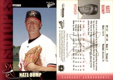 Nate Bump 2003 MultiAd Albuquerque Isotopes #9 Card *AutographDen*