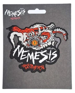 NEW NEMESIS REBORN NEMMY MONSTER LOGO 2024 ALTON TOWERS IRON SOW ON FABRIC PATCH - Picture 1 of 3