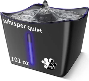 Cat Drinking Water Fountain LED Light Auto 3L Ultra Quiet Pet Water Dispenser - Picture 1 of 8