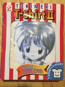 NOS vintage TOKIMEKI MEMORIAL t shirt L Saki Nijino anime Konami gamer 90s - Picture 1 of 5