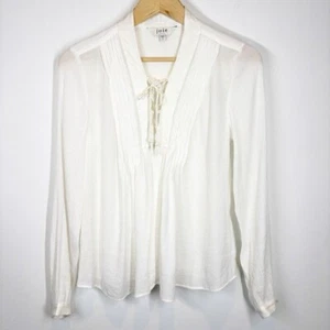 Blusa de rayón con cordones Joie - Imagen 1 de 8