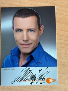 Tarjeta de autógrafo de Andreas Hofer Alisa sigue a tu corazón firmada originalmente #6763 - Imagen 1 de 1