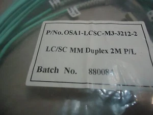 2 X OSA LC/SC MM DUPLEX 2M P/L - Photo 1/5