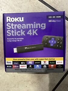 Roku Streaming Stick 4K Device 4K HDR Dolby Vision Voice Remote - 3820RW