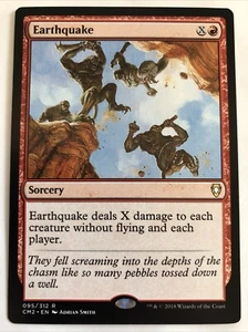 MTG Commander Anthology Volumen II Terremoto 095/312 Casi Nuevo Raro - Imagen 1 de 2