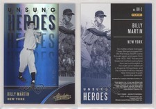 2021 Panini Absolute Unsung Heroes Spectrum Blue /149 Billy Martin #UH-2