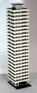 Kit de construcción/condominio de apartamentos de gran altura CS escala N nuevo en caja dioramas rascacielos - Imagen 1 de 12