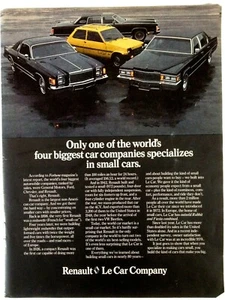 1978 Renault Le Car Print Ad Yellow - Picture 1 of 2