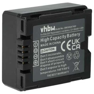 Akku für Panasonic NV-GS250 NV-GS230 NV-GS27 NV-GS200 NV-GS22 NV-GS21 600mAh - Bild 1 von 9