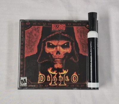 Diablo II 2 Complete 3 Discs PC CD Blizzard 2000 Comes With Key - Image 1 of 4