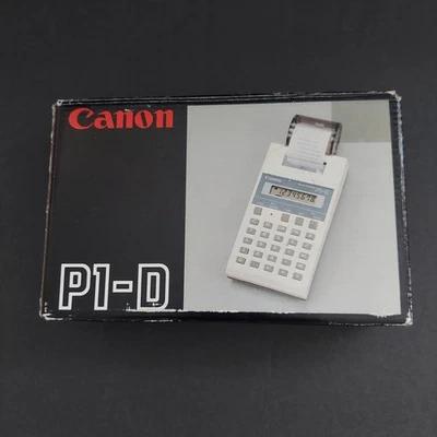 Canon Electric Calculator P1-D Adding Machine Desktop/Handheld - No Power Cord - Image 1 of 4