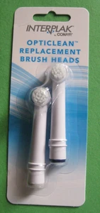 Interplak Opticlean Replacement Brush Heads-Pack Of 2 - Picture 1 of 2