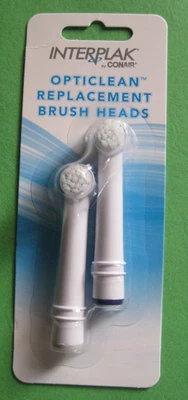 Interplak Opticlean Replacement Brush Heads-Pack Of 2 - Image 1 of 2