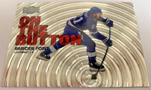 Brayden Point 2024-25 Skybox Metal Universe EN EL BOTÓN Inserto #OB9 -Rayo - Imagen 1 de 2