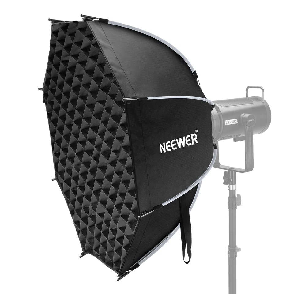NEEWER NS92PD 35.4" Octagonal Softbox w/Bowens Mount, Diffuser & Grid - Image 1 of 4