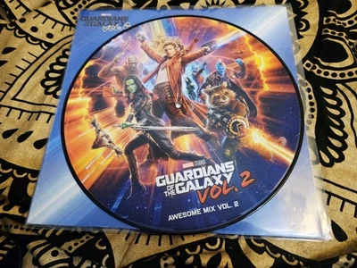 The Guardians Of The Galaxy VOL 2 Picture Disk Vinyl Record LP - No Scratches-EX - Image 1 of 4