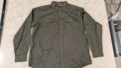 Camisa Mossy Oak Break Up Infinity Camuflada Caza Abotonada X-Grande Verde Oliva  Foto 1 de 4