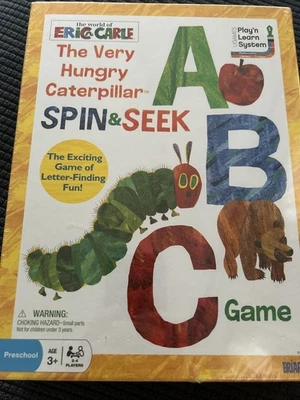 The Very Hungry Caterpillar Spin & Seek ABC Game Kids Preschool-Sealed/New - Image 1 of 4