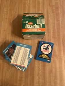 1987 Fleer Baseball Update Set 23 Stickers 132 Cards - Picture 1 of 8
