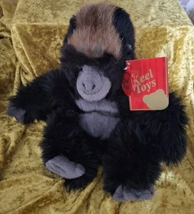 Silver Back Gorilla Plüsch Affe 20 cm ~ superweich ZURÜCKGENOMMEN Kiel Spielzeug NEU + ETIKETT - Bild 1 von 4