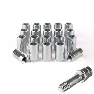Dadi sintonizzatore diametro 23 mm per ruote, M12 x 1,5 (x4, x16 o x20) XL lunghezza (45 mm) - Foto 1 di 11