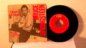 Bruce Springsteen,CBS,"Open All Night"Spain,7"45 with P/S,1982 classic,RARE,Mint - Picture 1 of 3