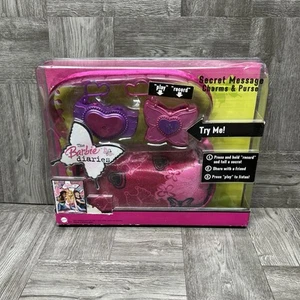 Vintage 2005 The Barbie Diaries Secret Message Charms & Purse New Old Stock Rarität - Bild 1 von 15