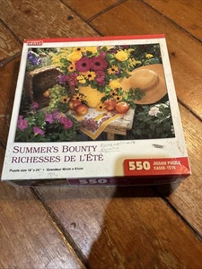 Puzzle Hoyle Products 550 8588 1999 Summers Bounty Farm County - Bild 1 von 1