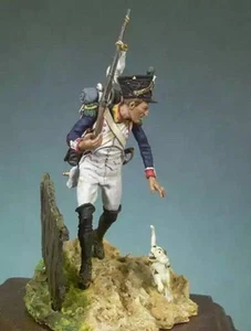 1/32 Resin Model Kit Napoleonic Wars French Soldier (with base) Unpainted - Picture 1 of 1