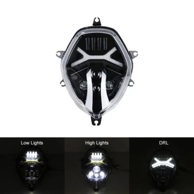 For Suzuki V-Strom 650 / 1000 Motorcycle Led Headlight Hi-low Beam DRL Assembly - Imagem 1 de 4