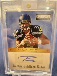 2012 Panini Rookie Gridiron Kings Russell Wilson Auto /99 RC. Hot!!! - Picture 1 of 11