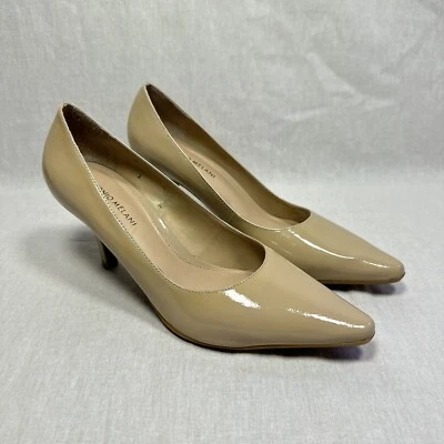 Antonio Melani Pumps Beige Leather Stiletto Size 8.5  Heel Hight 3” - Image 1 of 4