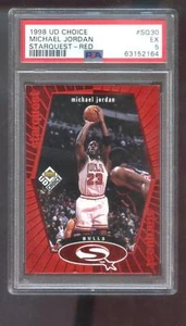 1998-99 Upper Deck UD Choice Starquest Red #SQ30 Michael Jordan PSA 5 Graded NBA - Picture 1 of 2