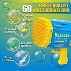 69-Holes Bubble Gun Bazooka Bubble Machine Bubble Launcher With Colorful Lights