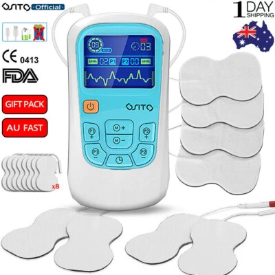 OSITO Dual Channel TENS + EMS Combo Machine Pain Relief Massager With 8 pcs Pads - image 1 of 4
