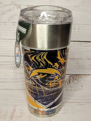 Los Angeles Chargers Stainless Steel 24oz Tumbler Hot Cold Cover