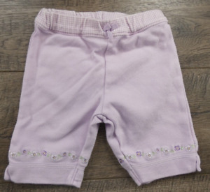 Baby Girl Clothes Vintage Carter's Newborn Purple Bunches Of Love Pants