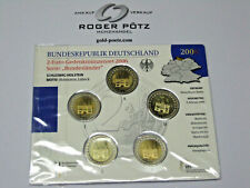 5 x 2 Euro Gedenkmünzen BRD - wahlweise ab 2006 Holstentor im Originalfolder
