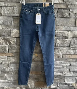 Prana Sienna Jean Womens Deep Blue Size 6 Regular Inseam 31 Inches NWT - Picture 1 of 5