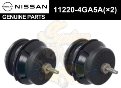 Nissan Genuine 11220-4GA5A (x2) Infiniti Q50 Q60 AWD Motor Mounts V6 Motors Only - Image 1 of 2