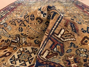 COLLECTORS' PIECE Stunning Antique A Rare Kazak Natural Vegi dyeCaucasian Carpet - Picture 1 of 11