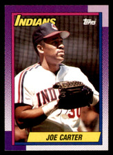 1990 Topps Joe Carter    #580 Cleveland Indians