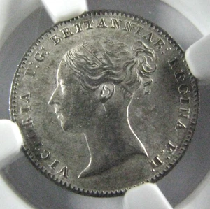 NGC MS63, 1844 Great Britain 4 Pence - Picture 1 of 4