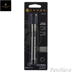 Cross Ballpoint Refill Medium Black - Dual Pack - Picture 1 of 1