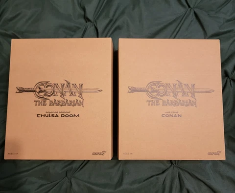 BNIB Super 7 Conan the Barbarian “Demigod Serpent Thulsa Doom & War Paint Conan” Cover